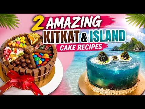 Watch on YouTube: 2 Epic 3D Cake Ideas: Island Jelly Cake & Loaded KitKat Cake